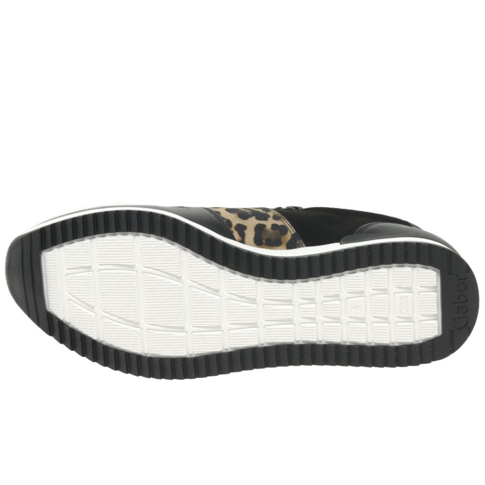 Gabour | Baskets Décontractées Exclusives Pour Femmes En Daim/cuir/léopard Lulea